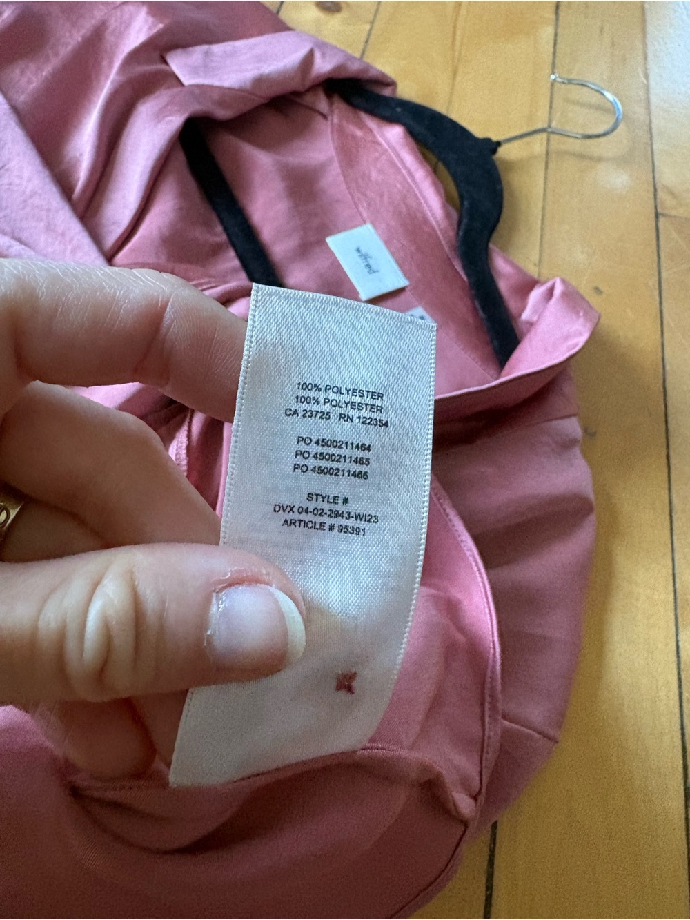 Aritzia Wilfred Sz M Satin Pink Tie Front Button Front Blouse - Picture 8 of 10